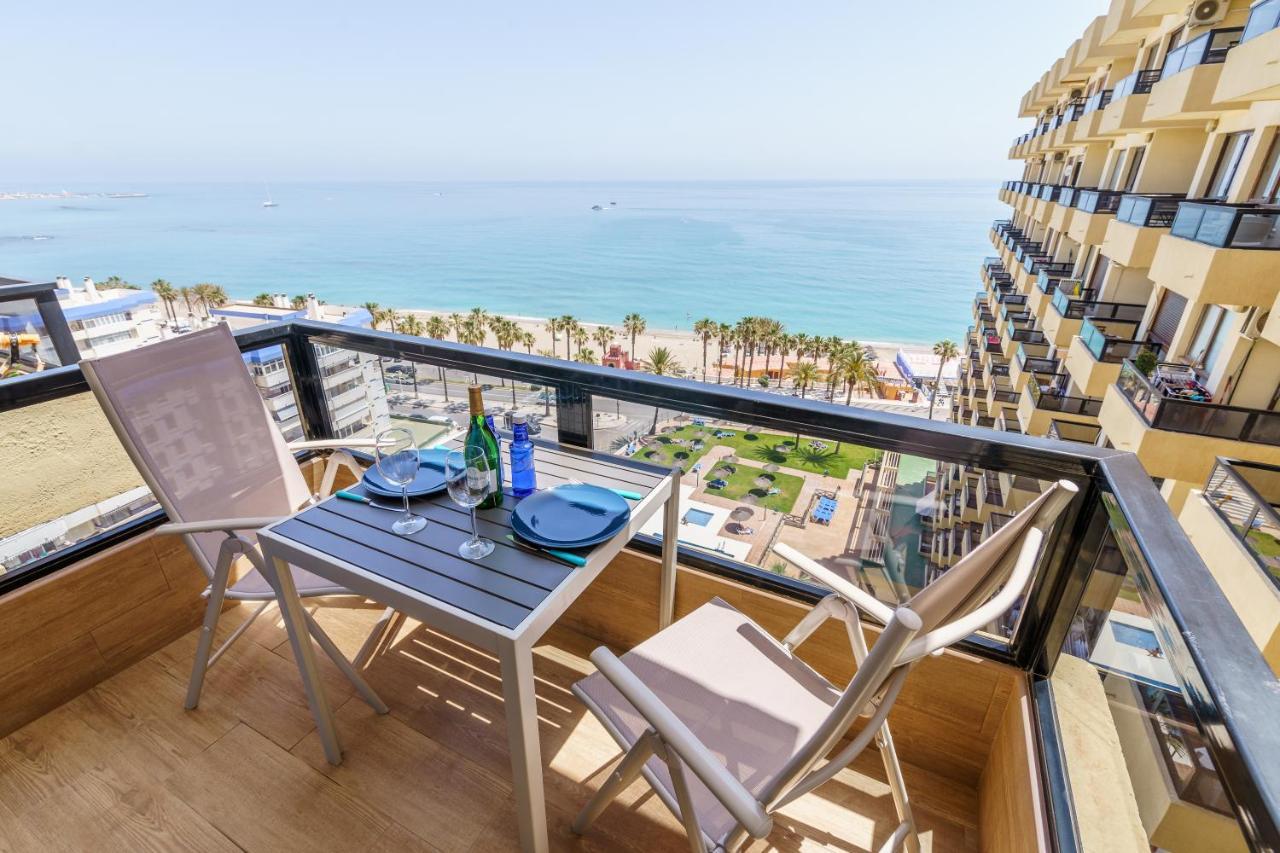 Amazing Views Beachfront Apartment With Swimming Pool Benalmádena Exterior foto