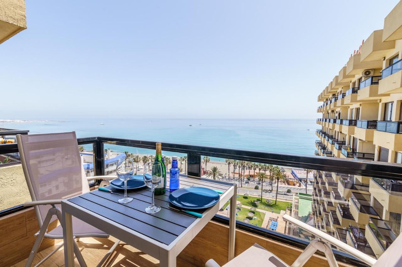 Amazing Views Beachfront Apartment With Swimming Pool Benalmádena Exterior foto
